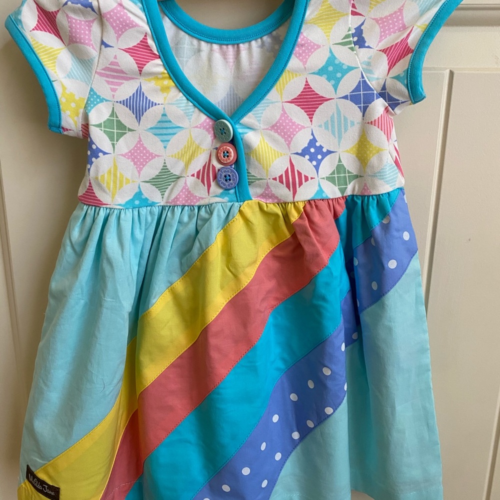Matilda Jane Roy G Biv dress !SOLD OUT!